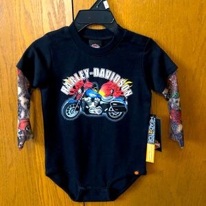 24 month Harley Davidson bodysuit